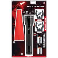 Safety Flashlight Pack, LED, 487 Lumens, D Batteries Advanced Consulting and Training Ltd.