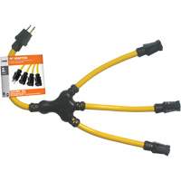 Adaptateur en W, Ext&eacute;rieur, STW, AWG 12/3, 15 A, 3 prise(s), 2' Advanced Consulting and Training Ltd.