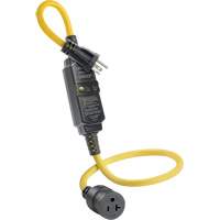 Cordon avec disjoncteur diff&eacute;rentiel (DDFT) &agrave; r&eacute;armement automatique, 120 V, 20 A, Cordon de 3' Advanced Consulting and Training Ltd.