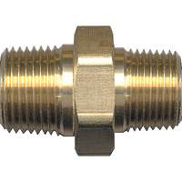 Reducing Hex Nipple, Brass, 1/4" x 1/8", NPT x NPT Advanced Consulting and Training Ltd.