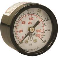 Manom&egrave;tre &eacute;conomique,  1-1/2", 0 - 160 psi, Fixation arri&egrave;re, Analogique Advanced Consulting and Training Ltd.