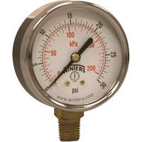Manom&egrave;tre &eacute;conomique,  2-1/2", 0 - 30 psi, Fixation inf&eacute;rieure, Analogique Advanced Consulting and Training Ltd.