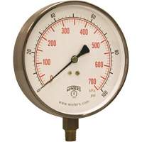 Manom&egrave;tre pour entrepreneur,  4-1/2", 0 - 100 psi, Fixation inf&eacute;rieure, Analogique Advanced Consulting and Training Ltd.