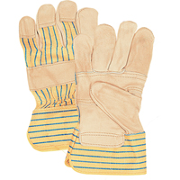 Gants d'ajusteur &agrave; paume renforc&eacute;e, Grand, Paume en Cuir fleur de vache, Doublure en Coton Advanced Consulting and Training Ltd.